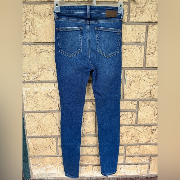 Mavi Scarlett Super High Rise Skinny Jeans Distressed Size 26 - Picture 7 of 15